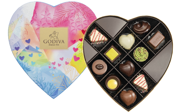 夏之戀心形巧克力禮盒 11顆裝 SUMMER ROMANCE CHOCOLATE HEART GIFT BOX 11PCS