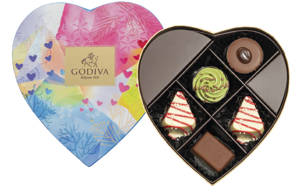 夏之戀心形巧克力禮盒 5顆裝 SUMMER ROMANCE CHOCOLATE HEART GIFT BOX 5PCS
